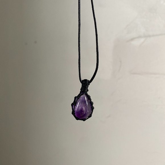 Collier artisanal - améthyste - Picture 3 of 3